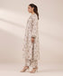 Women's Unstitched Lawn Embroidered Beige 2 Piece Suit